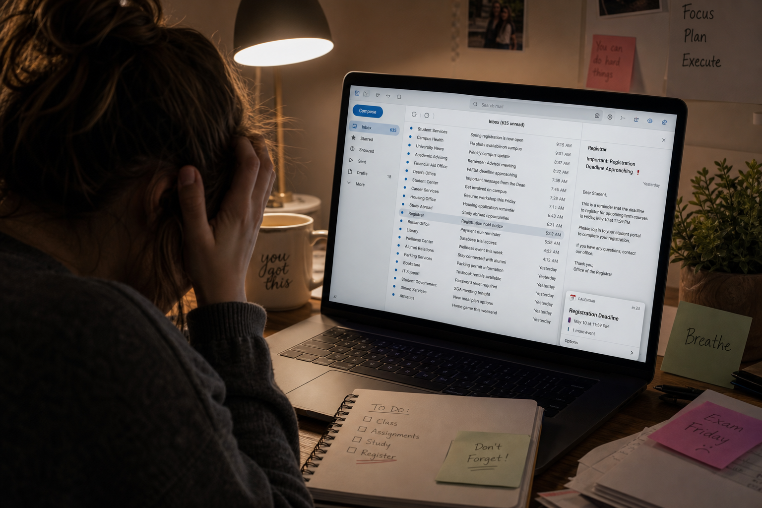 Overwhelmed by email and missed deadlines